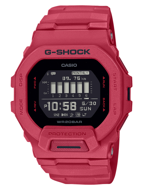 G-SHOCK MOVE,BURNING RED SERIES GBD200RD-4