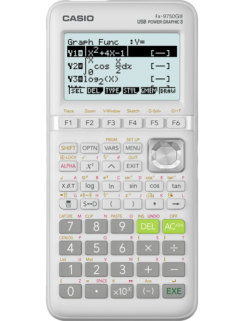 Graphing Calculators fx-9750GIII White Edition