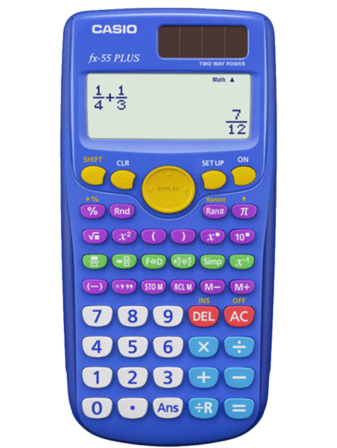 Standard Scientific Calculators fx-55 PLUS Fraction Calculator