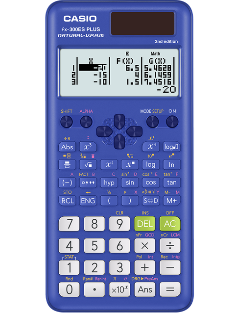 Standard Scientific Calculators fx-300ES PLUS 2nd Edition Blue