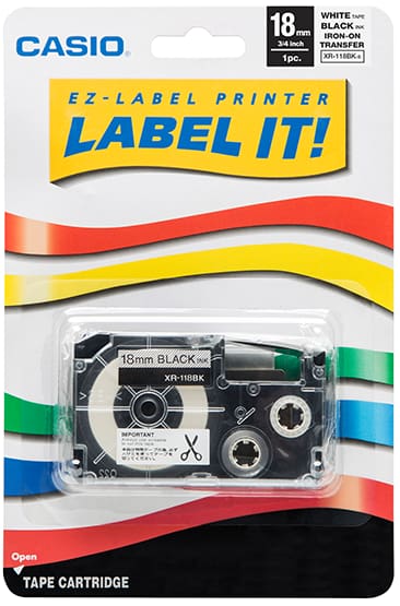 Option Label it tape XR-118BKS-1